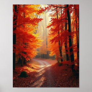 Eine ruhige Reise durch ein sonnengetränktes Karme Poster