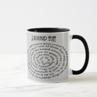 Eine runde Tasse