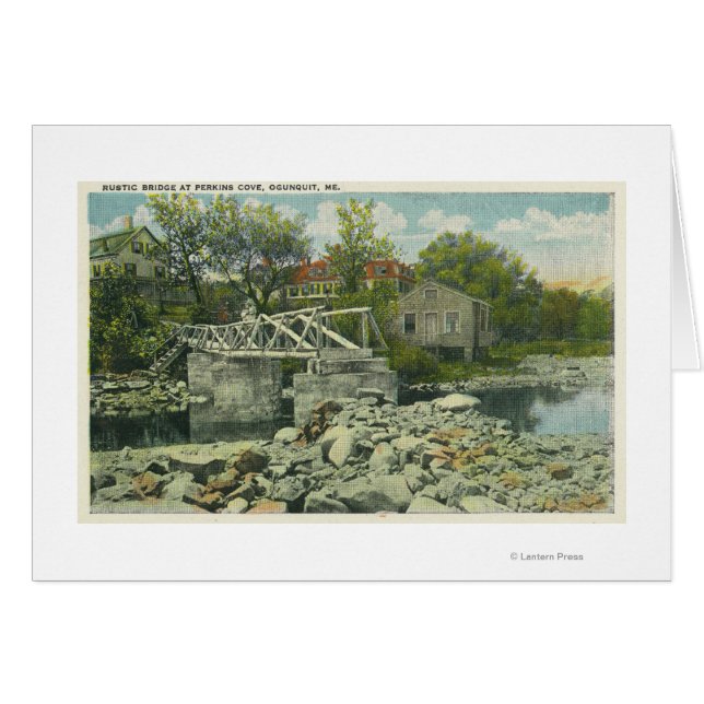Eine rustikale Brücke in der Bucht von Perkins (Vorderseite (Horizontal))