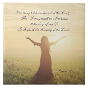 Eine Sache, die ich vom Herrn gewünscht habe, Psal Fliese