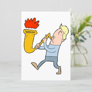 Eine sächsische Musikereinladung spielen Einladung