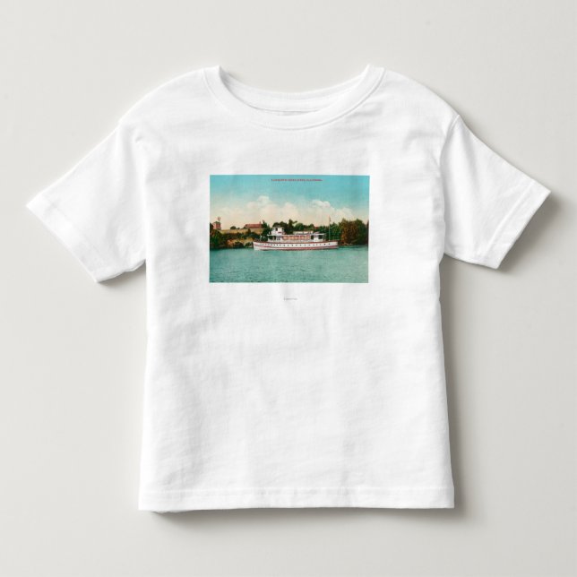 Eine Sacramento River Szene mit einem Riverboat Kleinkind T-shirt (Vorderseite)
