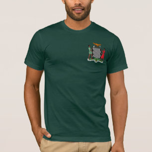 "Eine sambische einzige Nation" Sambischer Wappen- T-Shirt