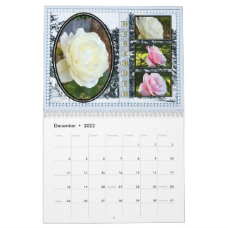 Eine Sammlung von Blume Kalender 2022 (m)