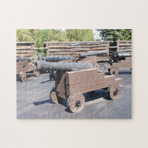 Eine Sammlung von Cannons Puzzle