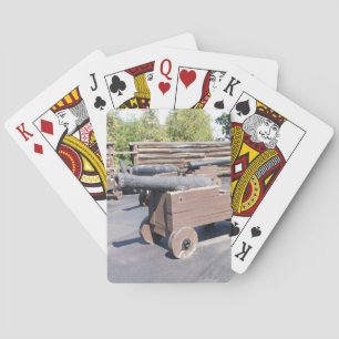 Eine Sammlung von Kanonen Spielkarten