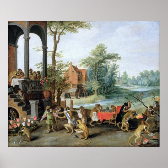 Eine Satire der Torheit von Tulip Mania Poster (Vorne)