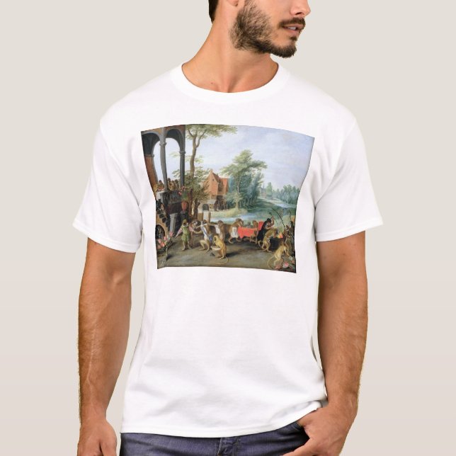 Eine Satire der Unsinnigkeit der Tulpe-Manie T-Shirt (Vorderseite)