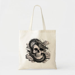 Eine SCHÄDEL UND EIN DRACHE Tote Bag Tragetasche