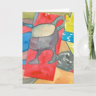 Eine Schale macht einen Spaziergang Karte