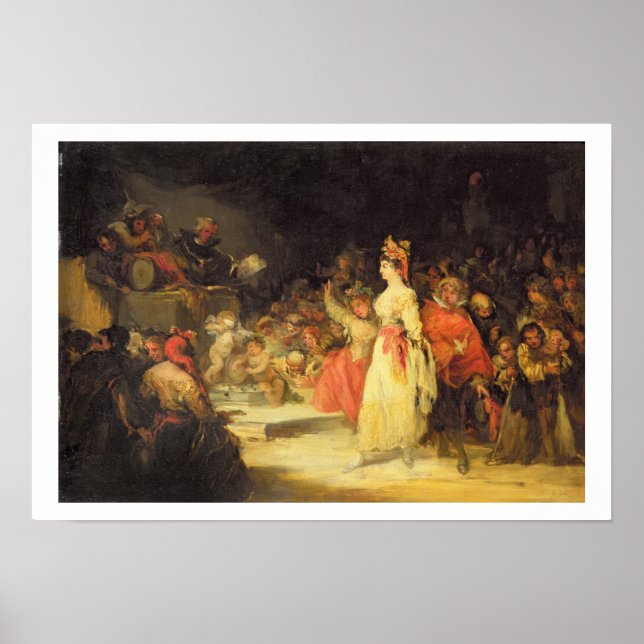 Eine Schauspielerin vor der Inquisition (siehe auc Poster (Vorne)