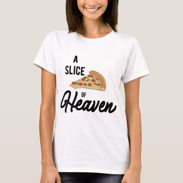 Eine Scheibe mystische Pizza T-Shirt (Vorderseite)