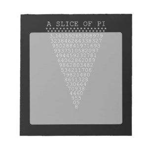 Eine Scheibe von PU-Typografie Notizblock