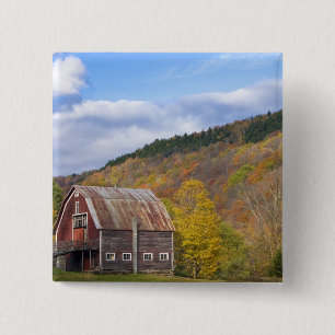 Eine Scheune in Vermonts Green Mountains. Hancock, Button