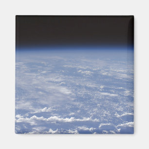 Eine schiefe Horizontansicht des atmosphe der Erde Magnet