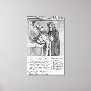 Eine Schilderung von Titus Oates Leinwanddruck