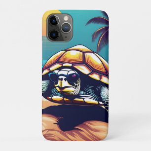 Eine Schildkröte mit Sonnenbrille Case-Mate iPhone Hülle