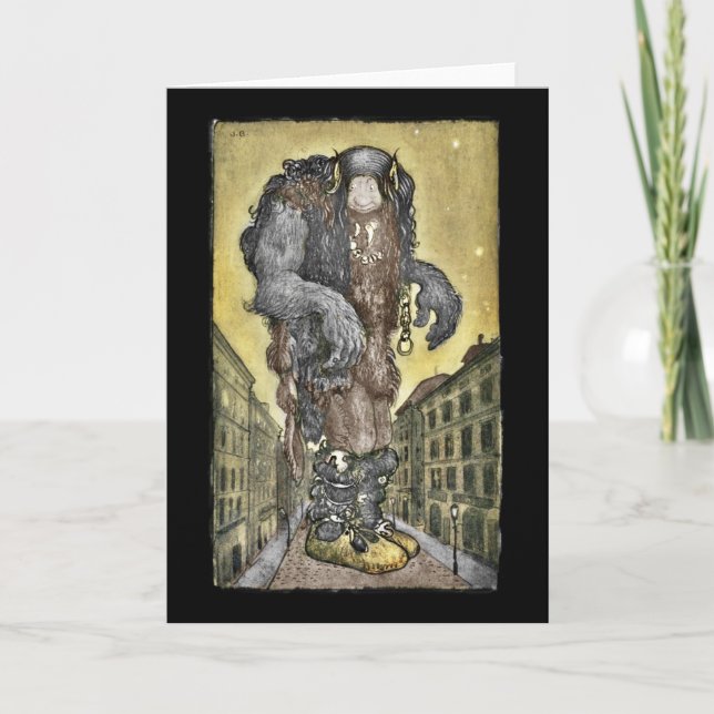 Eine Schleppangel in der Stadt Karte (Vorderseite)