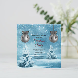 Eine schlichte, elegante Weihnachtszeit-Party Einl