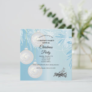 Eine schlichte, elegante Weihnachtszeit-Party Einl