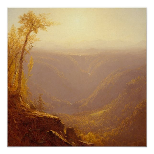 Eine Schlucht in den Bergen (1862) Poster (Vorderseite)