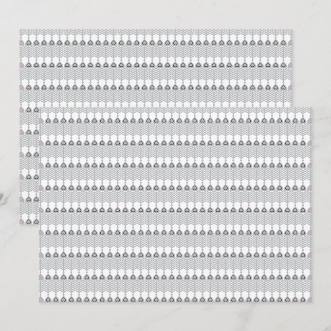 Eine schneebedeckte Bergkette unter einem klaren B Dankeskarte (Vorne/Hinten)