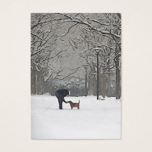eine Schneedecke