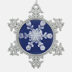 Eine Schneeflocke der Schneeflocke-10 Schneeflocken Zinn-Ornament