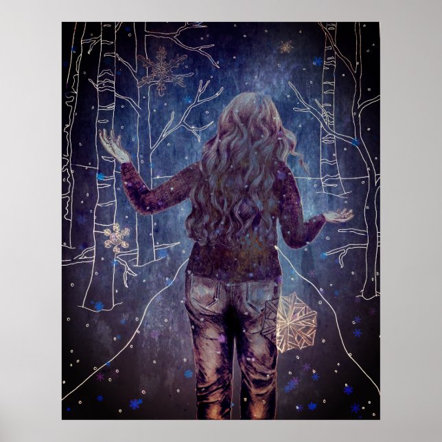 Eine schneesichere Nacht Poster (Vorne)