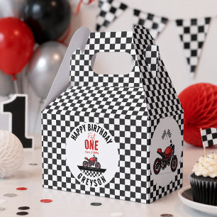 Eine schnelle Rennmotorrad-Jungen-Geburtstagsfeier Geschenkschachtel