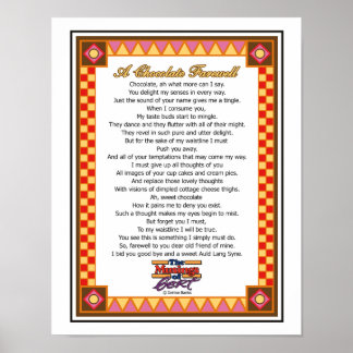 Eine Schokolade Poster