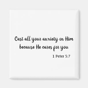 Eine schöne Bibelverse über den Frieden Magnet