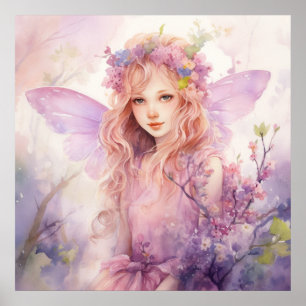 Eine schöne Frühlingsfee Poster