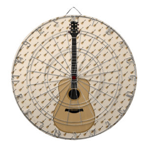 Eine schöne Gitarre Dartscheibe