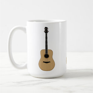 Eine schöne Gitarre Kaffeetasse