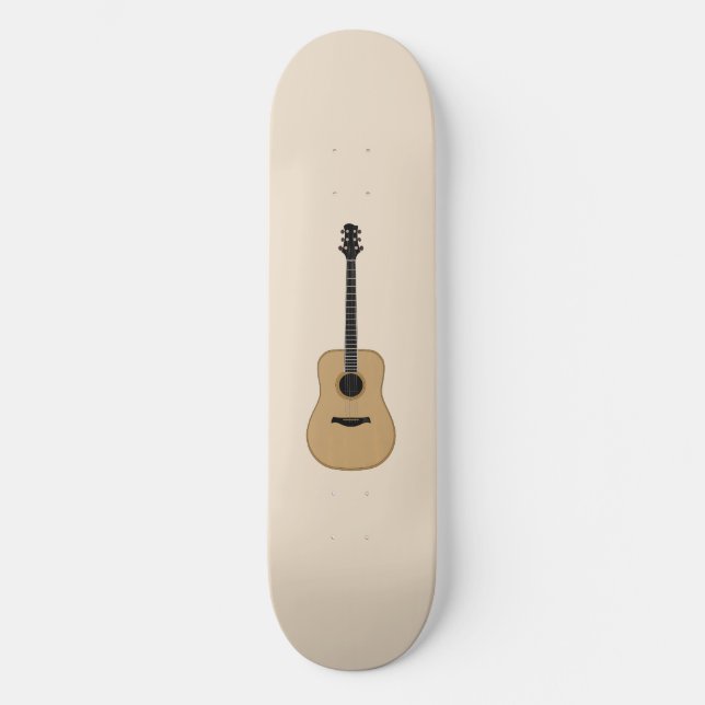 Eine schöne Gitarre Skateboard (Vorderseite)
