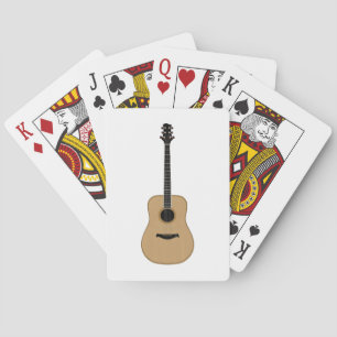 Eine schöne Gitarre Spielkarten