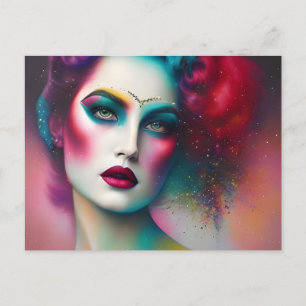 Eine schöne Königin Postkarte