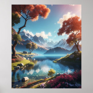 Eine schöne Landschaft 4k Poster