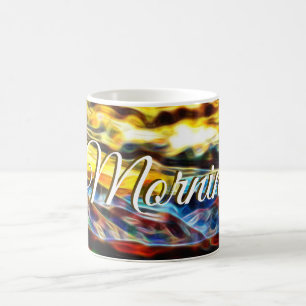 Eine schöne morgendliche Kaffeetasse Tasse