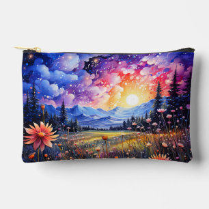 Eine schöne Nacht-Himmel-Illustration Zubehörtasche