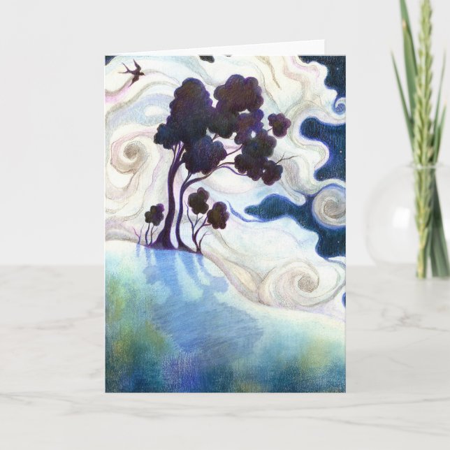 Eine schöne Nacht Karte (Vorderseite)