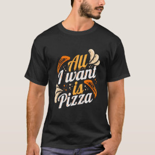 Eine schöne Peperoni, Tomate, Oliven, Salami Pizza T-Shirt