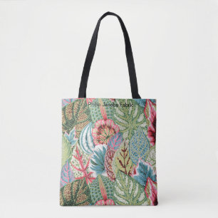 Eine schöne Philip Jacobs Fabric Coleus Tote Tasch