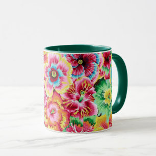 Eine schöne Philip Jacobs Fabric Hibiskus Tasse