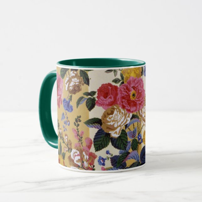 Eine schöne Philip Jacobs Fabric Rose Chintz Tasse (Vorderseite Links)