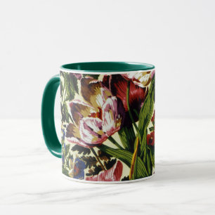 Eine schöne Philip Jacobs Fabric Tulip Chintz-Tas Tasse