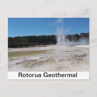 Eine schöne Postkarte des Rotorua Geothermal Gebie