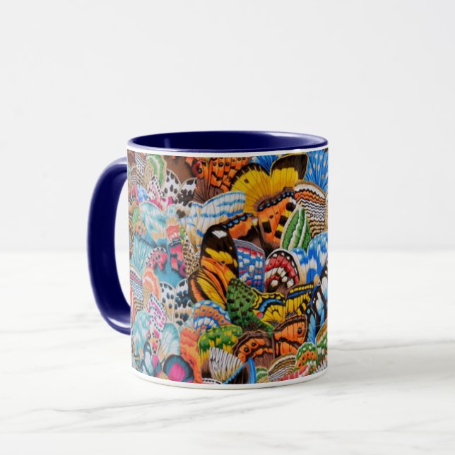Eine schöne Tasse von Philip Jacobs Fabric Butterf (Vorderseite Links)