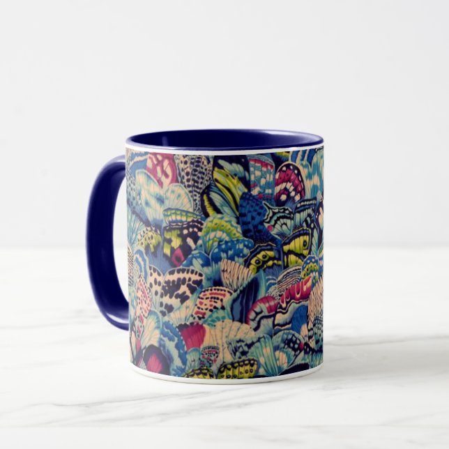 Eine schöne Tasse von Philip Jacobs Fabric Butterf (Vorderseite Links)